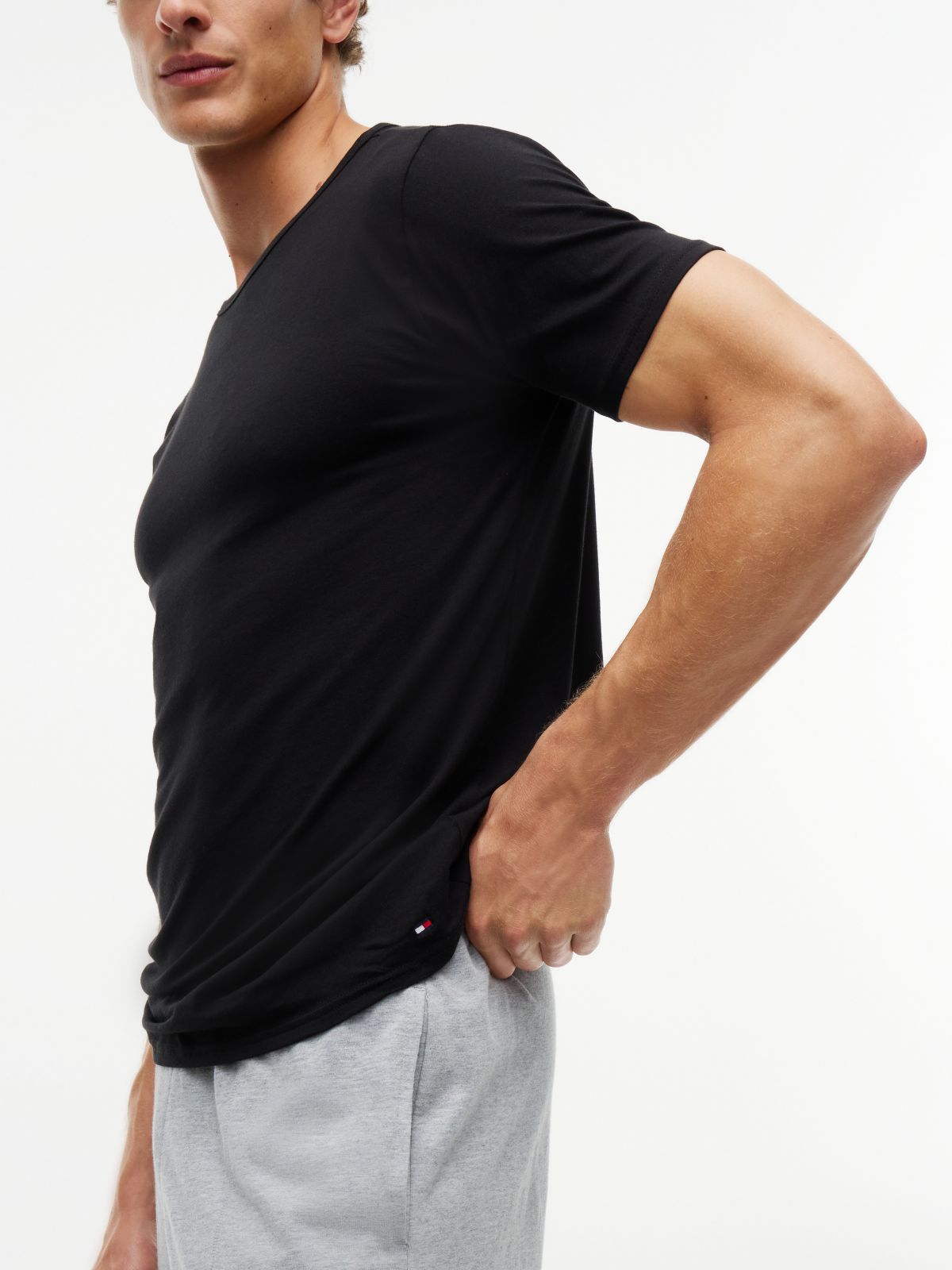 3-Pack Premium Essential Stretch T-Shirts — Black