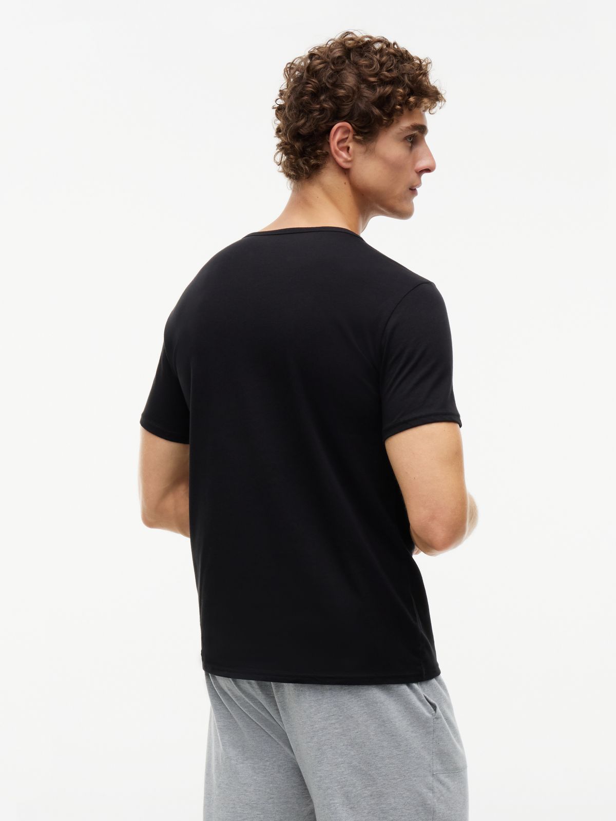 3-Pack Premium Essential Stretch T-Shirts — Black
