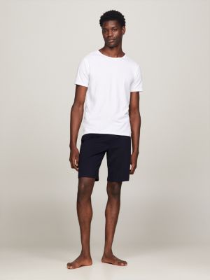 weiß 3er-pack premium essential stretch-t-shirts für herren - tommy hilfiger