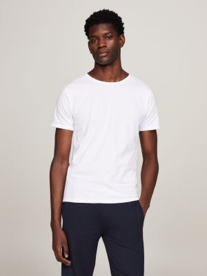 Tommy hilfiger white t shirt 3 best sale pack