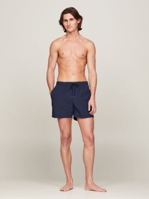 Heritage Mid Length Crinkle Swim Shorts | Blue | Tommy Hilfiger