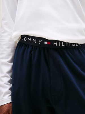 multi th original langarm-pyjama für herren - tommy hilfiger