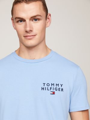 orange th original pyjama mit shorts für herren - tommy hilfiger