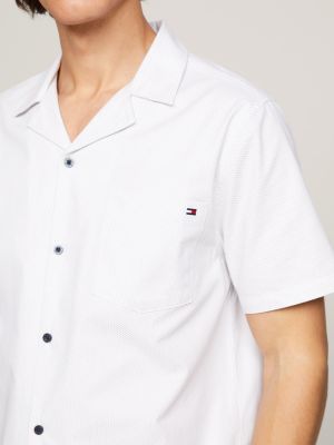 grey th original pyjama mit hemd und shorts für herren - tommy hilfiger