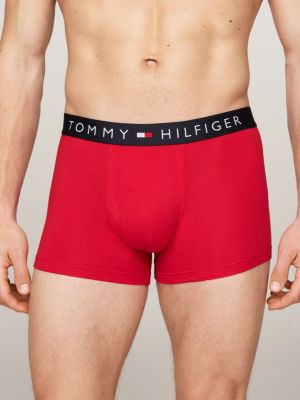 3 pack boxer aderenti original con logo beige da uomini tommy hilfiger