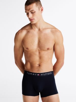 multi 3-pack th original logo waistband trunks for men tommy hilfiger