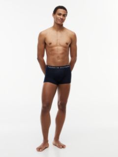 3-Pack TH Original Logo Waistband Trunks — Black 3