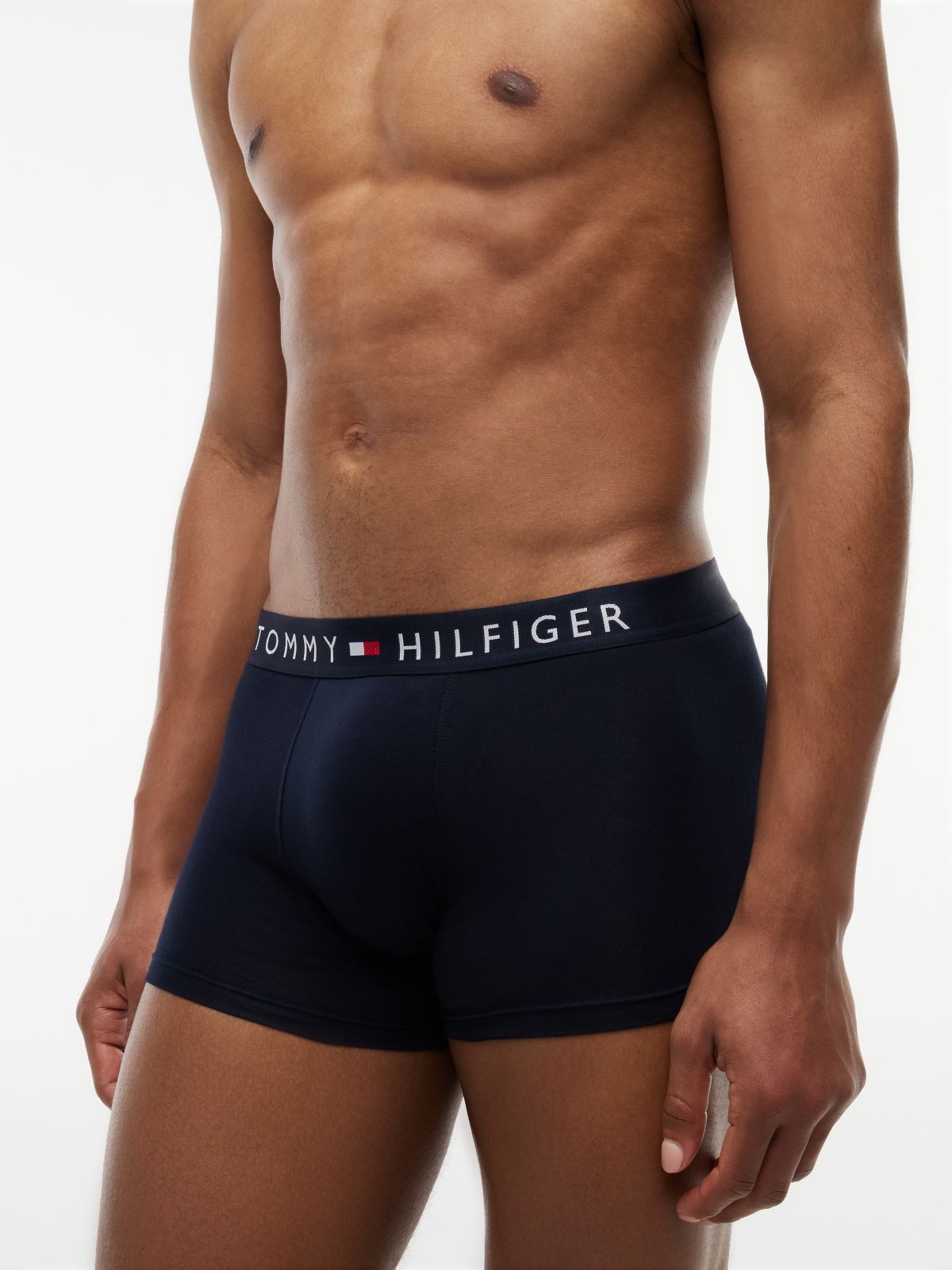 3-Pack TH Original Logo Waistband Trunks — Black