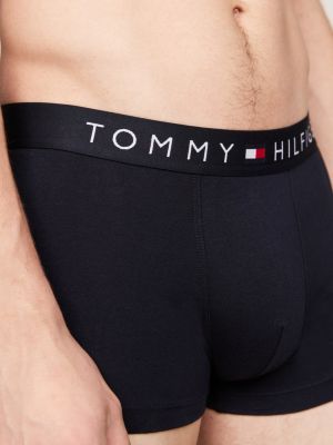 3 pack boxer aderenti original con logo nero da uomini tommy hilfiger