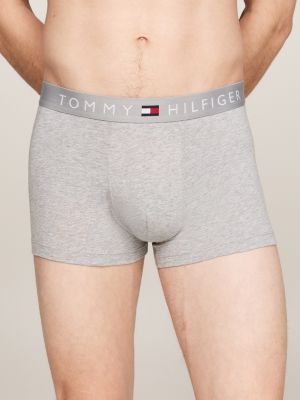 zwart original set van 3 boxershorts met logotaille voor heren - tommy hilfiger