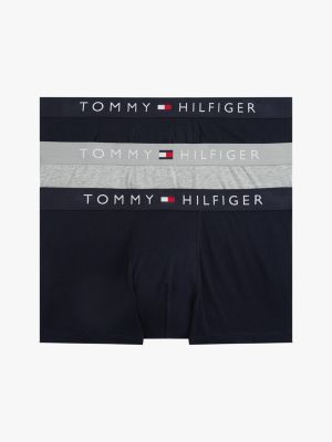 black 3er-pack th original trunks mit logo-taillenbund für herren - tommy hilfiger