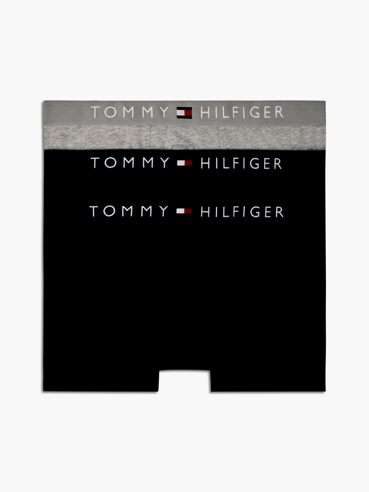 3-Pack TH Original Logo Waistband Trunks — Black