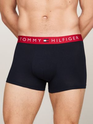 3 pack boxer aderenti original con logo beige da uomini tommy hilfiger