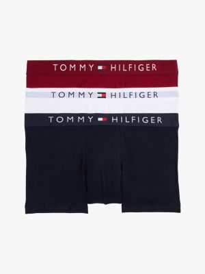 3 pack boxer aderenti th original con logo blu da uomini tommy hilfiger