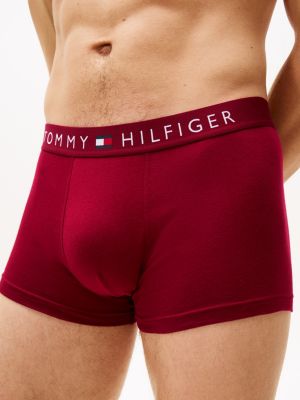 3 pack boxer aderenti original con logo blu da uomini tommy hilfiger