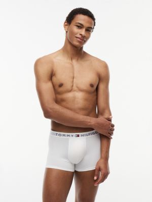 3 pack boxer aderenti th original con logo blu da uomini tommy hilfiger