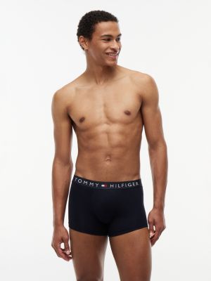 3 pack boxer aderenti th original con logo blu da uomini tommy hilfiger