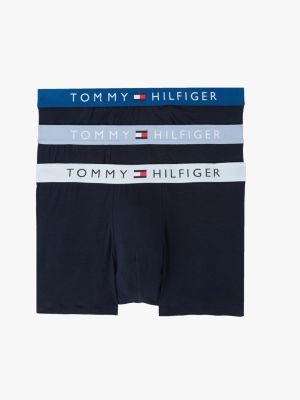 multi zestaw 3 par obcisłych bokserek typu trunks dla mężczyźni - tommy hilfiger