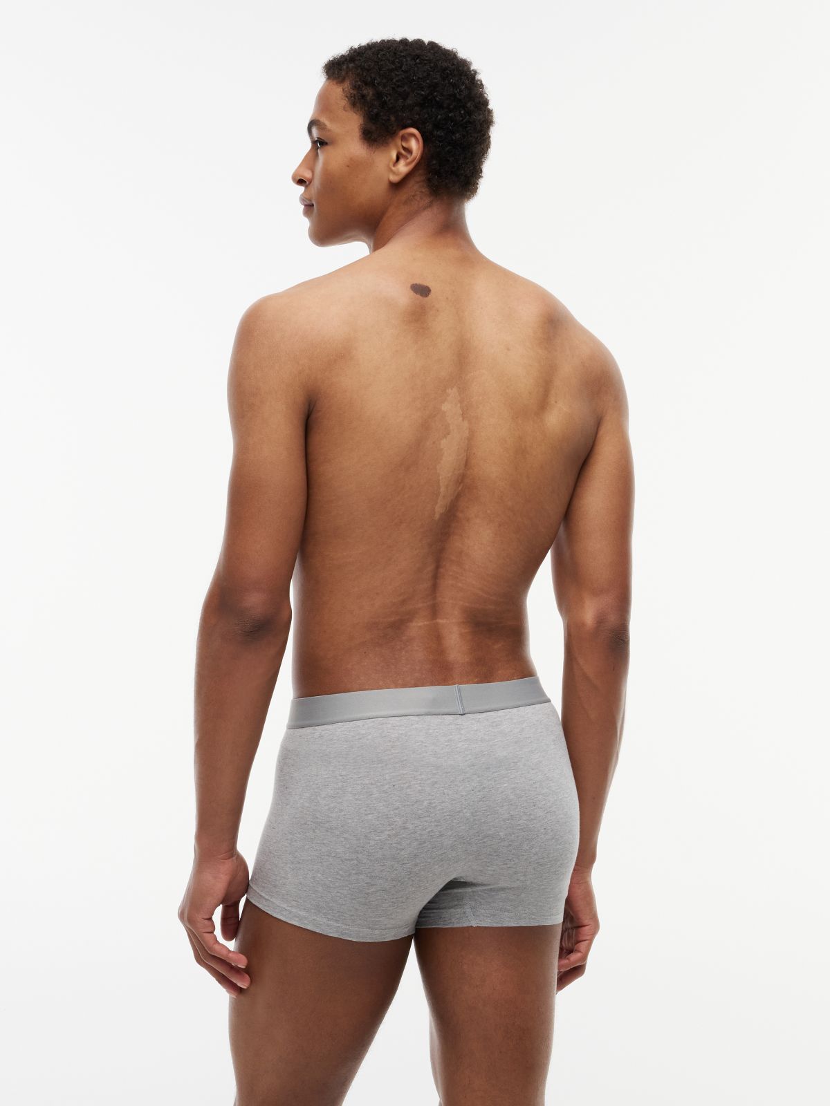 3-Pack TH Original Logo Waistband Trunks — Grey