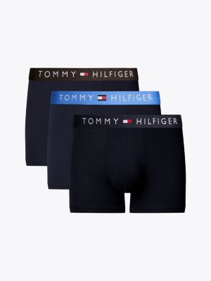 3 pack boxer aderenti original con logo multi da uomini tommy hilfiger