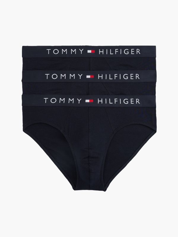 3-Pack TH Original Logo Waistband Briefs — Blue