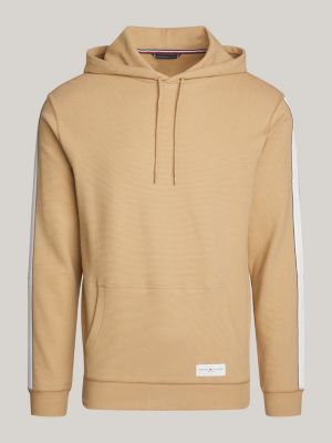 TH Established Logo Lounge Hoody | Khaki | Tommy Hilfiger