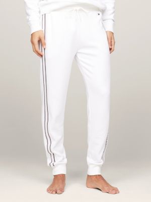 Joggers with online stripe