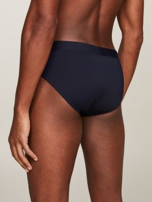 blue original logo swim briefs for men tommy hilfiger