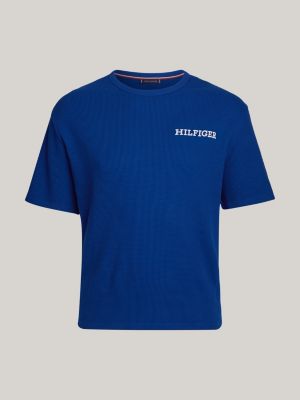 Plus Hilfiger Monotype Lounge-T-Shirt | Blau | Tommy Hilfiger
