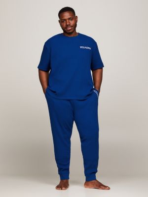blue plus hilfiger monotype lounge-jogginghose für herren - tommy hilfiger