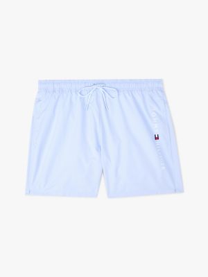 blue original drawstring mid length swim shorts for men tommy hilfiger