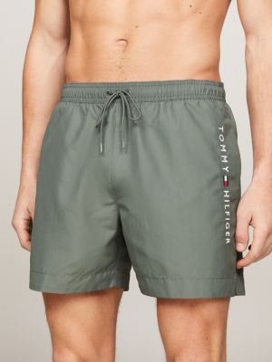 Banador TH Original de medio largo con cordon Verde Tommy Hilfiger