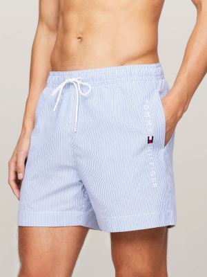 Tommy Hilfiger Original Logo Swim Short In Peach Dusk