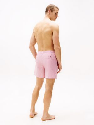 multi original stripe mid length swim shorts for men tommy hilfiger