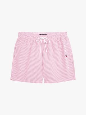 multi original mittellange gestreifte badeshorts für herren - tommy hilfiger