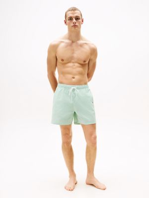 multi original stripe mid length swim shorts for men tommy hilfiger