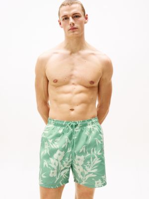 multi original print mid length swim shorts for men tommy hilfiger