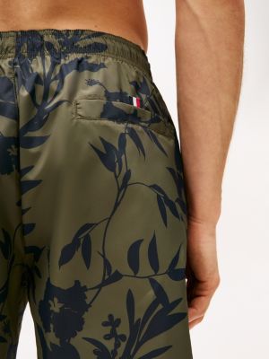 short de bain mi-long original à motif plusieurs couleurs pour hommes tommy hilfiger