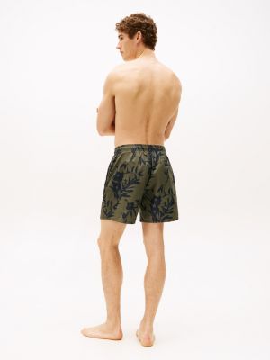 multi original mittellange badeshorts mit print für herren - tommy hilfiger