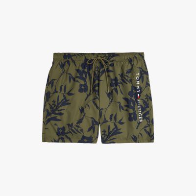 Product colour: floral tropic aop army green