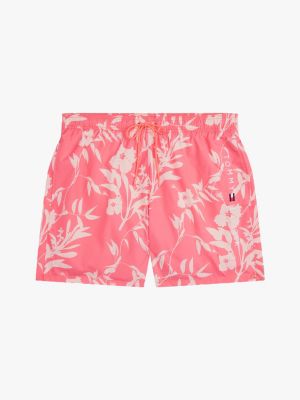 multi original print mid length swim shorts for men tommy hilfiger