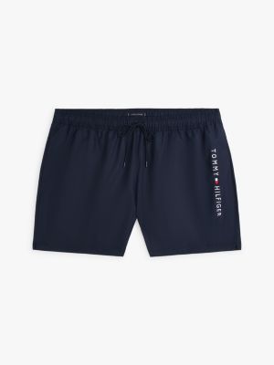 short de bain mi-long original plus bleu pour hommes tommy hilfiger