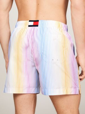 bañador de largo medio con cordón blanco de hombres tommy hilfiger