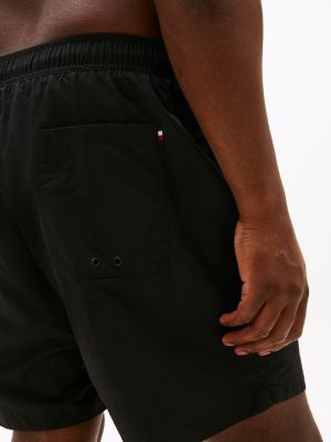 short de bain mi-long plus à cordon noir pour hommes tommy hilfiger