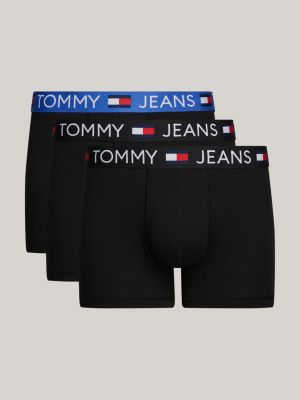 Tommy Hilfiger 3 pack flx evolve trunks in red navy blue