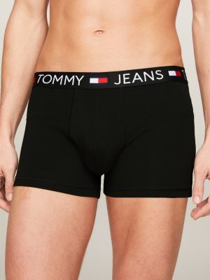 3 pack boxer aderenti essential con logo giallo da uomini tommy jeans