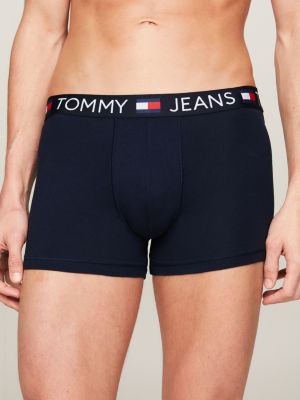 3 pack boxer essential con bandierina arancione da uomini tommy jeans