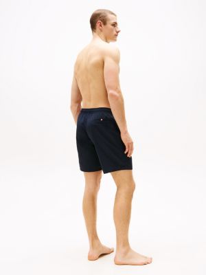 multi hilfiger flag long length swim shorts for men tommy hilfiger