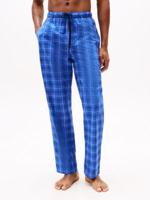 blue th original regular pyjama trousers for men tommy hilfiger