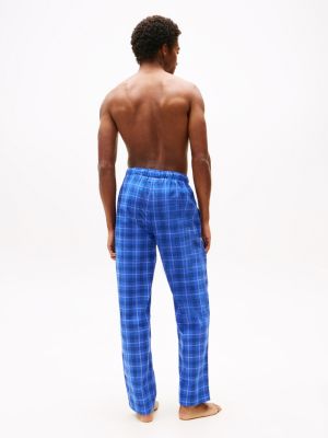 blau th original regular fit pyjama-hose für herren - tommy hilfiger